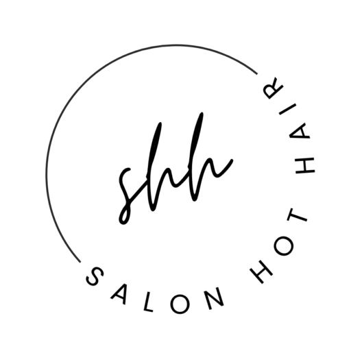 Salon Hot Hair pyöreä logo.